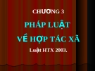 Bài giảng hay về luật kinh doanh - Trường ĐH Công Nghiệp Tp.HCM - Chương 3