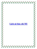 Lịch sử báo chí Mỹ