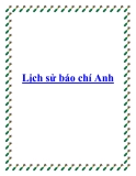 Lịch sử báo chí Anh