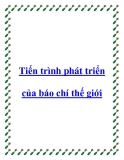 Tiến trình phát triển của báo chí thế giới