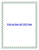 Lịch sử báo chí Việt Nam