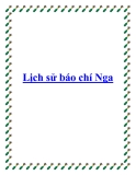 Lịch sử báo chí Nga