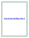 Lịch sử báo chí Đông Nam Á