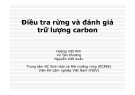 Điều tra rừng và đánh giá trữ lượng carbon - Hoàng Việt Anh