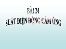 Suất điện động cảm ứng - vật lý lớp 11- Bài giảng