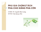 Tiểu luận:PHU GIA CHỐNG TÁCH CHỐ PHA CHO XĂNG PHA CỒN CỒ