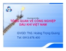 Bài giảng: Công nghệ khí (ThS. Hoàng Trọng Quang) - Chương mở đầu