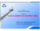 Bài giảng: Công nghệ khí (ThS. Hoàng Trọng Quang) - Chương 5