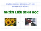 Bài giảng nhiên liệu sinh học - 