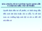 Bài giảng môn quản trị rủi ro - Ts. Nguyễn Minh Duệ _ Trường ĐH  Bách Khoa Hà Nội - Chương 4