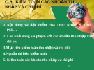 Kiểm toán các khoản thu nhập và chi phí