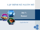 Lập trình mã nguồn mở: Banner