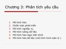 Chương 3: Phân tích yêu cầu