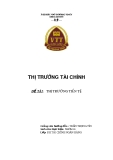 Đề tài: Thị trường tiền tệ