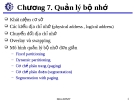 Hệ điều hành ( Vũ Đức Lung ) - Chương 7