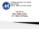 Đề tài: Nêu một số ứng dụng của các lý thuyết về động cơ thúc đẩy để động viên nhân viên trong điều kiện hiện nay