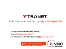 Vtranet - Phần mềm quản lý hoạt động trong doanh nghiệp xuất nhập khẩu