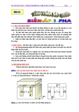 Tính toán dây quấn biến áp 1 pha - ĐH Bách khoa