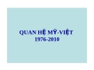 Quan hệ Mỹ Việt 1976-2010