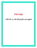 Tiểu luận: ASEAN và vấn đề quyền con người