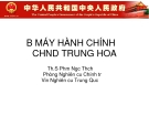 Bộ máy hành chính cộng hòa nhân dân Trung Hoa