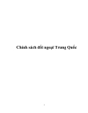 Chính sách đối ngoại Trung Quốc