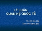 Lý luận quan hệ quốc tế