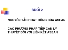 Các nguyên tắc hoạt động của ASEAN