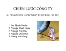 Tiểu luận:Chiến lược công ty sử dụng nguồn lực đòn bẩy để mở rộng lợi thế