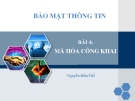 Bài 4 -Mã hóa công khai