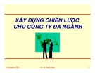 Xây dựng chiến lược cho công ty đa ngành