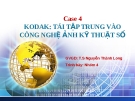  Kodak tái tập trung vào công nghệ ảnh kỹ thuật số