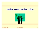 Triển khai chiến lược