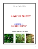 Y học cổ truyền: Chương 10 - Các bệnh ung thư - Nguyễn Khắc Bảo