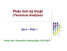 Bài 4 – Phần 1:Phân tích kỹ thuật