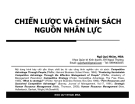 Chiến lược và chính sách nguồn nhân lực