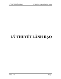 Lý thuyết lãnh đạo