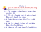 Chương 6: Quản trị doanh thu và chi phí trong nhà hàng