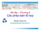 Bài tập Các phép toán tổ hợp - Nguyễn Quang Huy