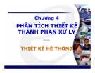 Chương 4: Phân tích thiết kế thành phần xử lý - Thiết kế hệ thống