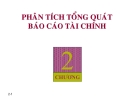 Chương 2: Phân tích tổng quát báo cáo tài chính