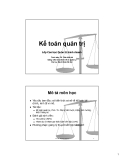 Kế toán quản trị - TS. Trần Việt Hà