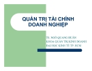 Quản trị tài chính doanh nghiệp - TS Ngô Quang Huân