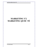 Marketing và marketing quốc tế