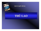 Quản trị nguồn nhân lực - Thù lao