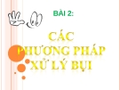 Bài giảng: Các phương pháp xử lý bụi