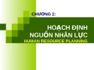 Bài giảng Quản trị nhân lực - Chương 2 Hoạch định nguồn nhân lực