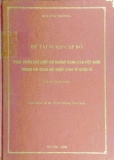 Luận văn: Phát triển các hiệp hội ngành hàng của Việt Nam trong bối cảnh hội nhập kinh tế quốc tế