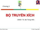 Bài giảng Chi tiết máy(Ts.Bùi Trọng Hiếu) - Chương 3 Bộ truyền xích