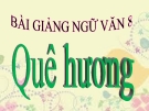 Bài giảng Ngữ Văn 8 bài 19: Quê hương